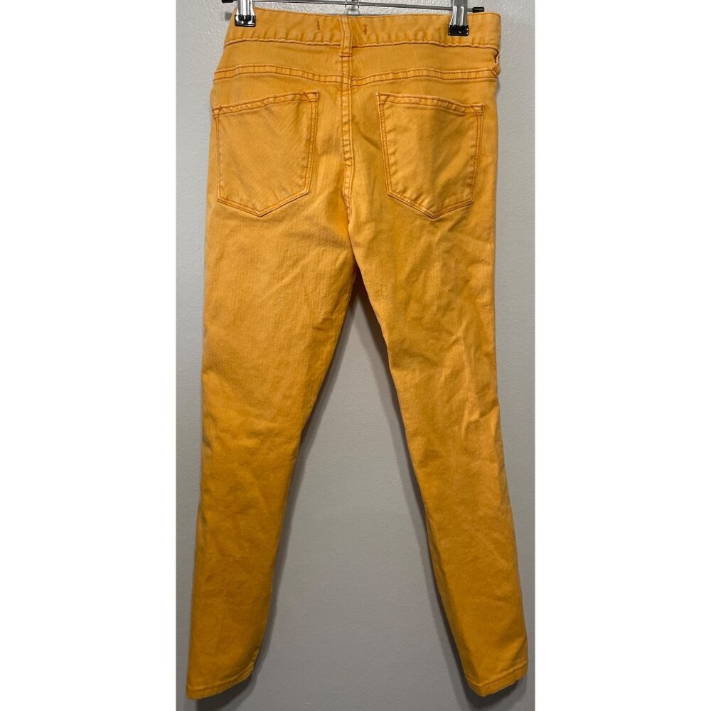 🔥 Free People Orange Skinny Jeans – Size 25 - Picture 4 of 6